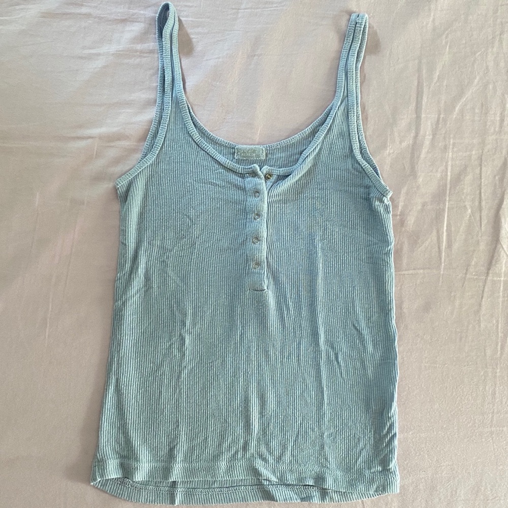 button up tank top